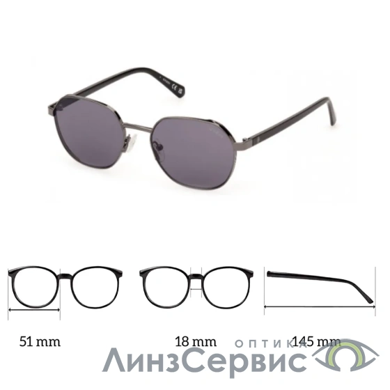 солнцезащитные очки guess 00116 08a  в салоне ЛинзСервис